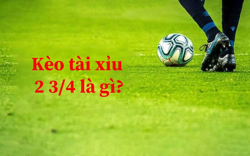 Kèo tài xỉu 2 3/4 - Tổng hợp những lưu ý quan trọng cần nắm rõ 2 Tổng quan về kèo cược chấp tài xỉu 2 3/4
